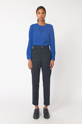 Sylvester Twill Cigarette Pant - Black