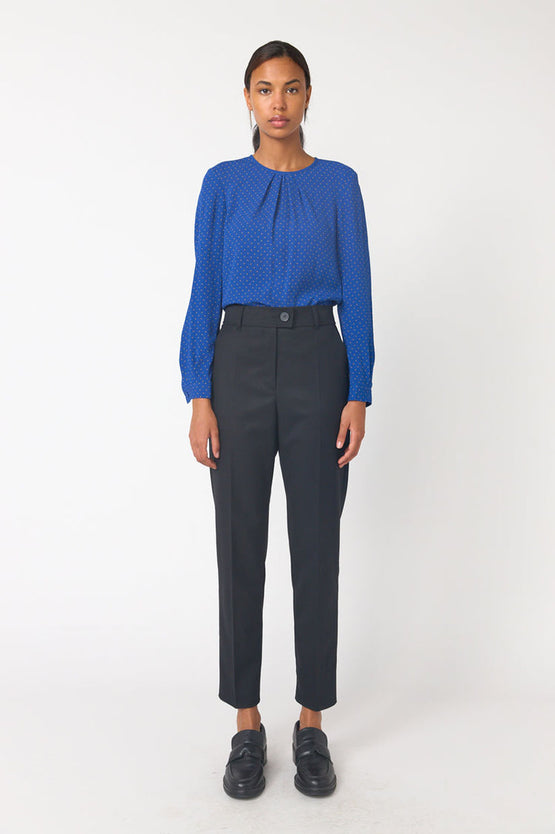 Sylvester Twill Cigarette Pant - Black