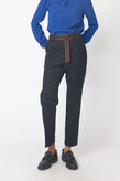 Sylvester Twill Cigarette Pant - Black