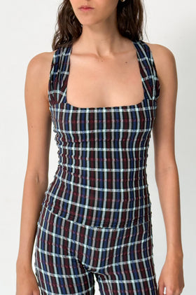 Peachy Den Cindy Racer Top - Liquorice