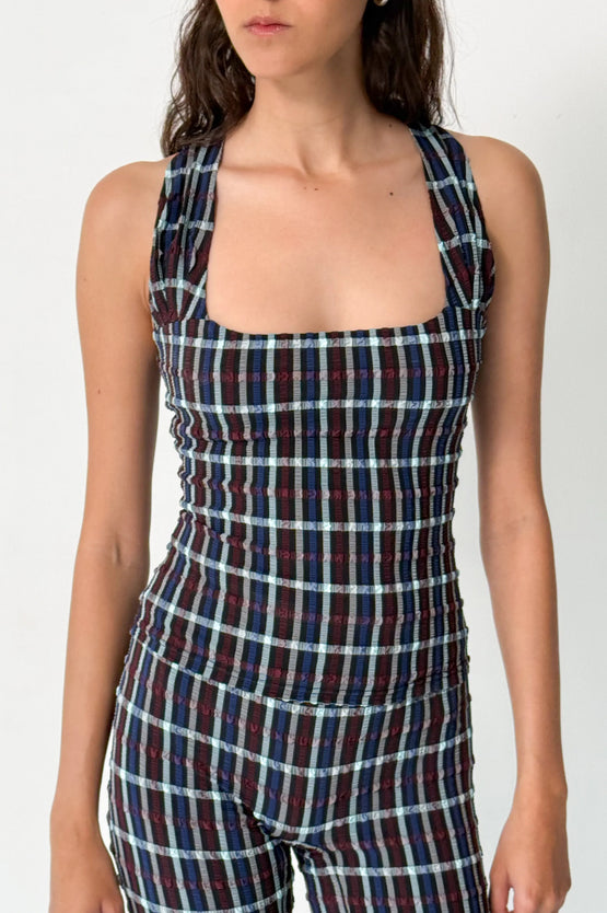 Peachy Den Cindy Racer Top - Liquorice