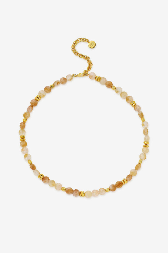 Amber Sceats Claret Necklace - Gold
