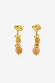 Amber Sceats Claret Earrings - Gold