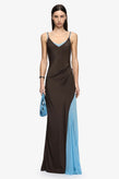 Bec & Bridge Clio Layered Maxi - Choc/Blue
