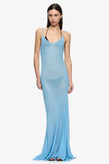 Bec & Bridge Clio Layered Maxi - Choc/Blue