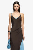 Bec & Bridge Clio Layered Maxi - Choc/Blue