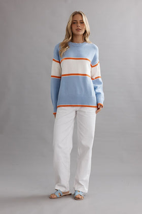 Caitlin Crisp Club CC Jumper - Tangerine