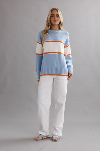 Caitlin Crisp Club CC Jumper - Tangerine