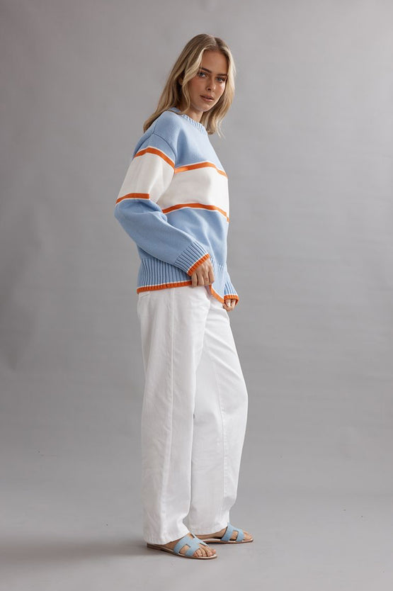 Caitlin Crisp Club CC Jumper - Tangerine