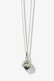 Meadowlark Protea Charm Necklace - Silver