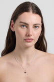 Meadowlark Protea Charm Necklace - Silver