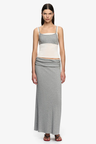 Bec & Bridge Coast Layered Singlet – Grey/Ivory