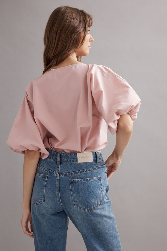 Caitlin Crisp Coastline Top - Dusty Rose