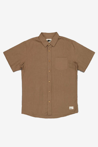 Just Another Fisherman Coastal SS Shirt - Brown