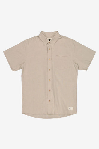 Just Another Fisherman Coastal SS Shirt - Oatmeal