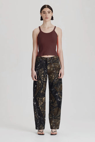 Commoners Base Rib Thin Tank - Cocoa