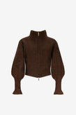 Ruby Matilda Zip Cardi - Cocoa