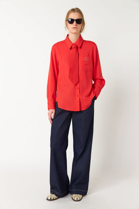 Sylvester Coco Shirt - Poppy