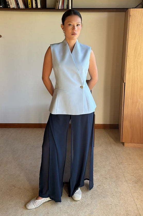 Ruby Coco Vest - Light Blue