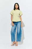 Ruby Coco Short Sleeve Blazer - Pistachio