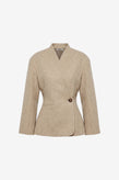Ruby Coco Wool Blazer - Oat