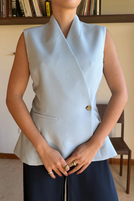Ruby Coco Vest - Light Blue