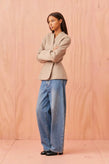 Ruby Coco Wool Blazer - Oat