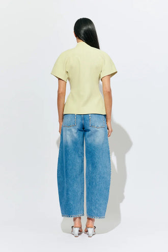 Ruby Coco Short Sleeve Blazer - Pistachio