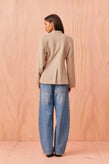 Ruby Coco Wool Blazer - Oat
