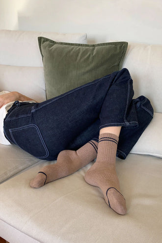 Le Bon Shoppe Boyfriend Socks - Cocoa