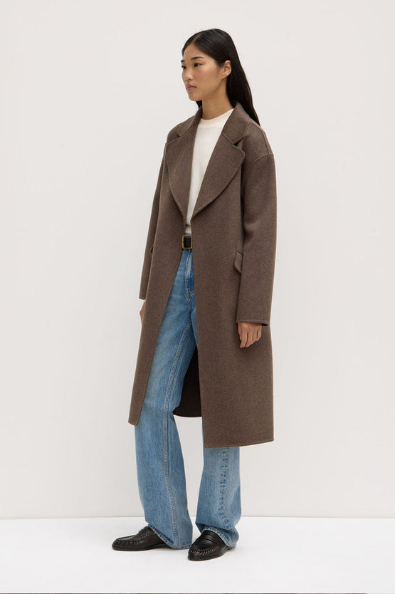Assembly Sadie Wool Coat - Cocoa Marle