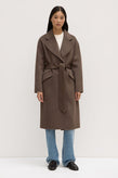 Assembly Sadie Wool Coat - Cocoa Marle