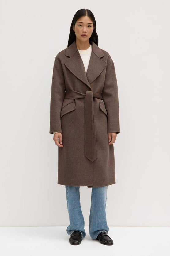 Assembly Sadie Wool Coat - Cocoa Marle
