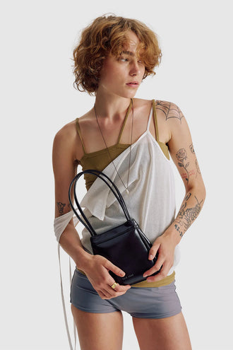 Brie Leon Harper Mini Bag - Burnt Coffee