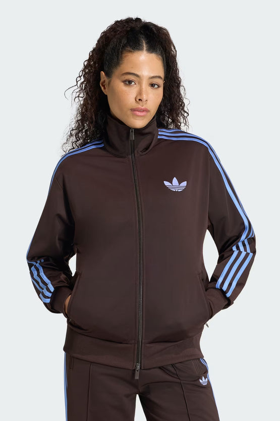 Adidas Firebird Track Top Loose - Aurora Coffee / Blue Fusion