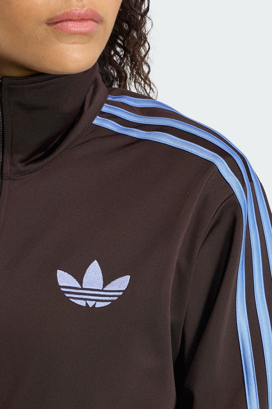 Adidas Firebird Track Top Loose - Aurora Coffee / Blue Fusion