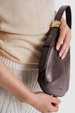 Brie Leon Organica Mini Bag - Burnt Coffee
