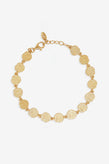 By Charlotte Woven Light Coin Bracelet - Gold