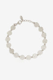 By Charlotte Woven Light Coin Bracelet - Silver