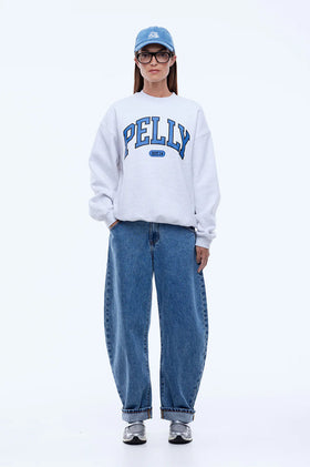 Ena Pelly Collegiate Sweatshirt - Grey