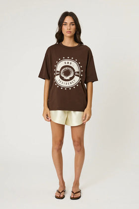 Remain Beach Bound Tee - Cola