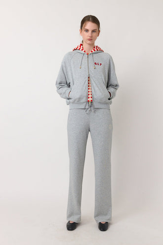 Sylvester Collegiate Hoodie - Grey Marle