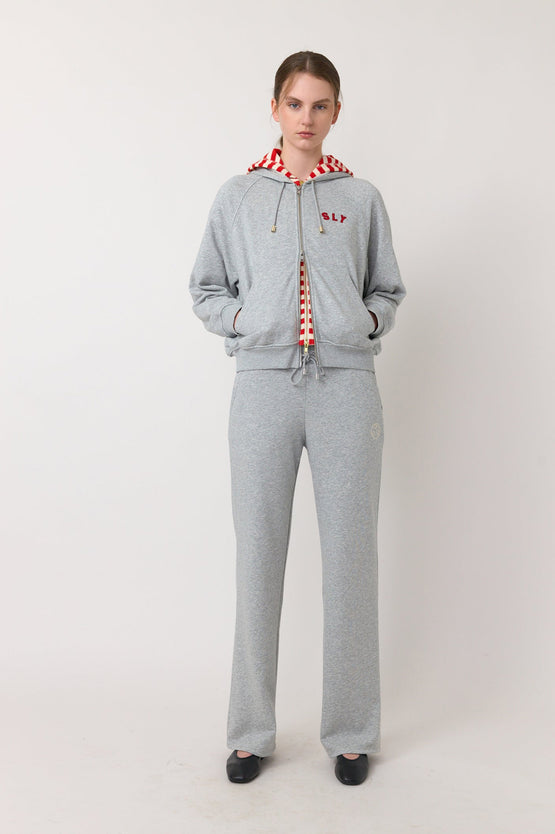 Sylvester Collegiate Hoodie - Grey Marle