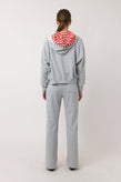 Sylvester Collegiate Hoodie - Grey Marle