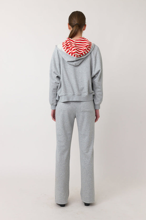 Sylvester Collegiate Hoodie - Grey Marle