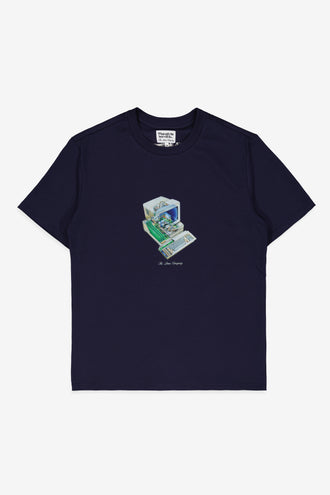 The Loose Company Computer T-Shirt - Navy