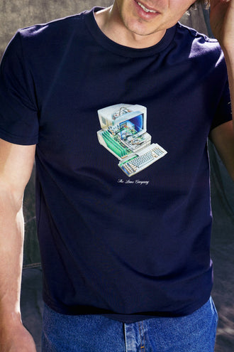 The Loose Company Computer T-Shirt - Navy