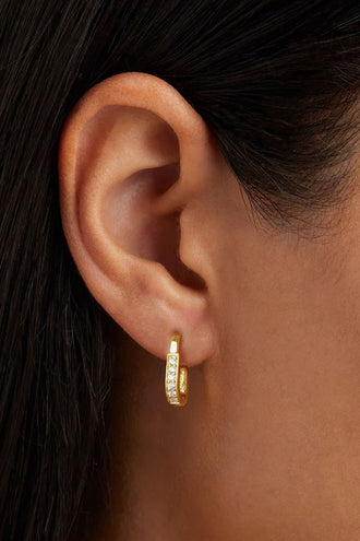 By Charlotte Connection Hoops - Gold