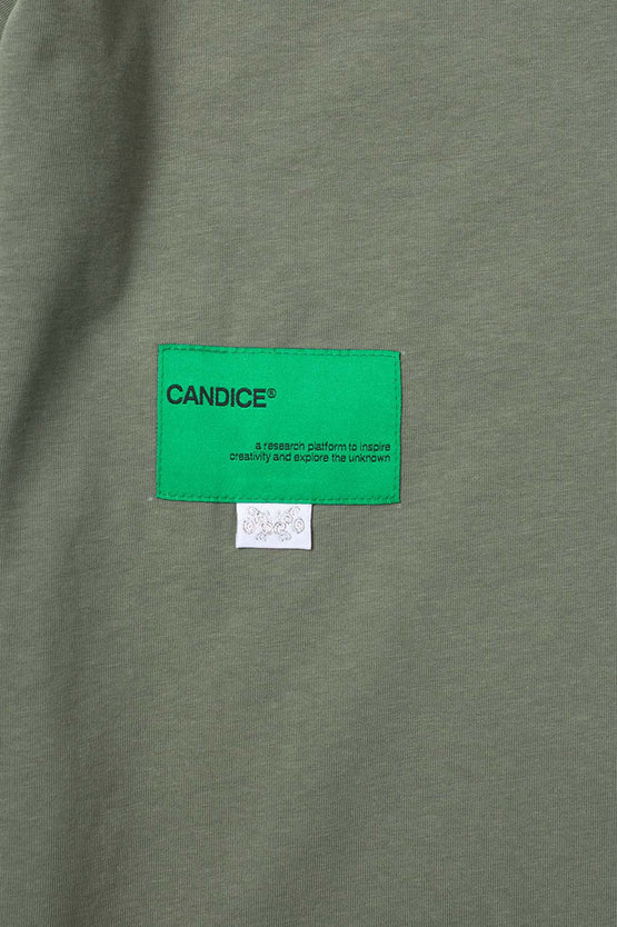 Candice Constrast Tee - Sage