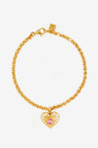 By Charlotte Connect With Your Heart Bracelet - Gold